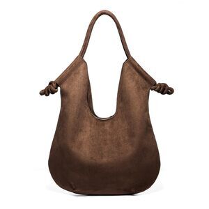 1429 Large Suede Hobo Bags Trendy Shoulder Bag Tote Satchel for Work Travel
